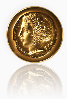 オリジナルメダル ギリシャコイン 金メッキ仕上